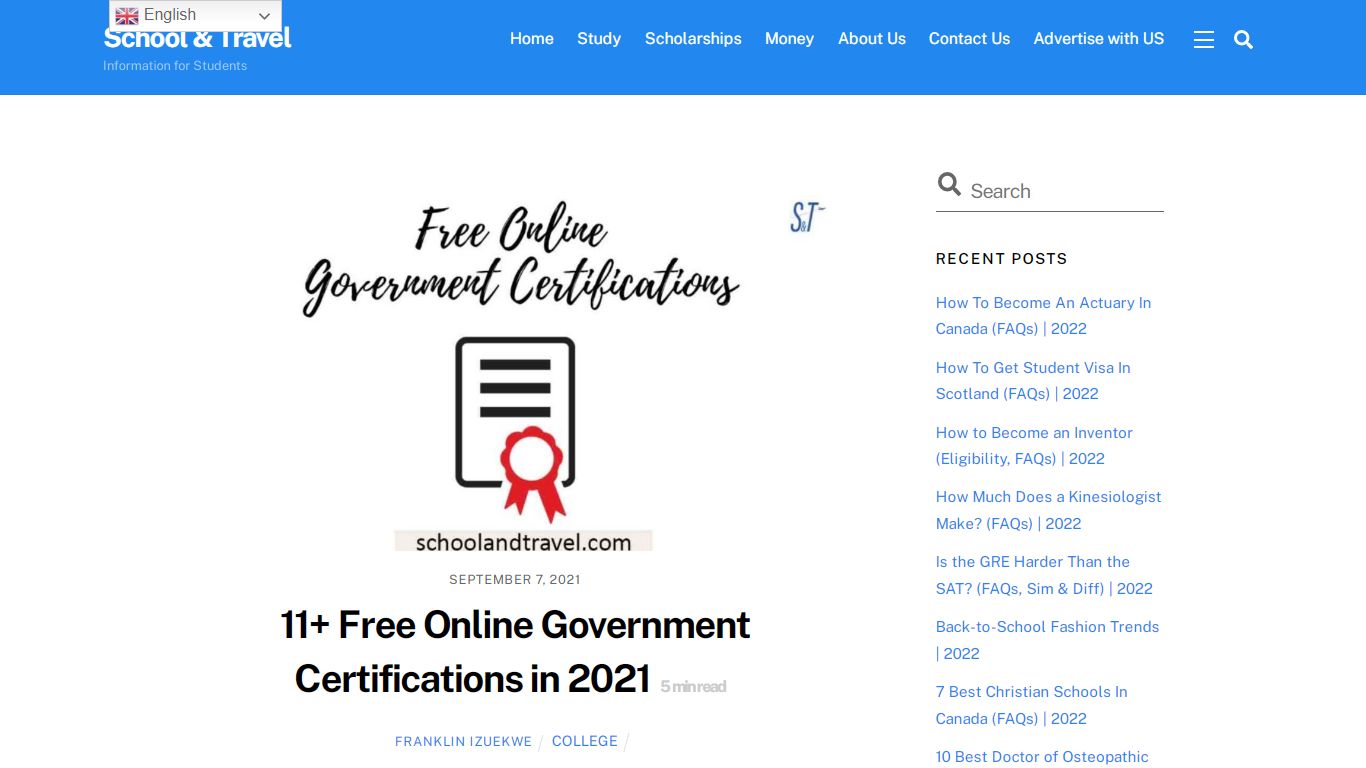 11+ Free Online Government Certifications in 2021